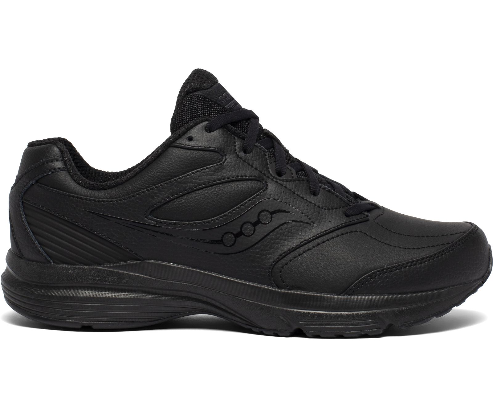 Men's Saucony Integrity Walker 3 Wide Walking Shoes Black | Singapore 600WNBY